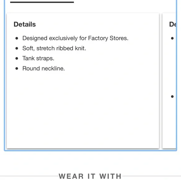 Gap Factory Size 2X Navy Slim Fit Ribbed Tank Top Lot of 2 - Picture 7 of 13